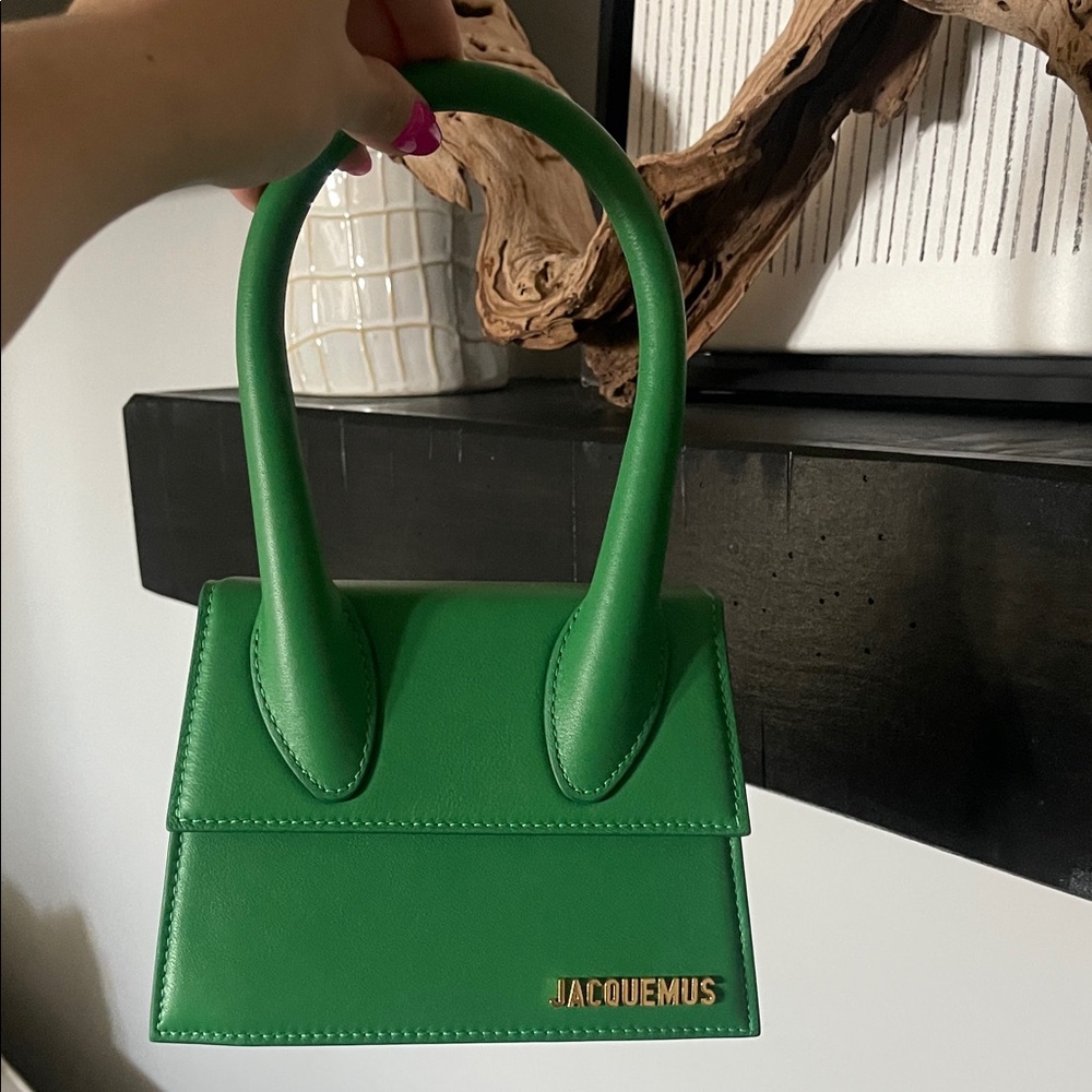 Jacquemus Vibrant Green Mini Bag